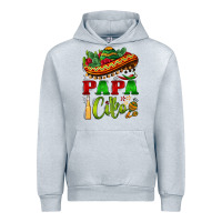 Heather Grey papa cito sombrero Urban Hoodie - BarkalooDesign