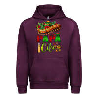 Mauve Wine papa cito sombrero Urban Hoodie - BarkalooDesign