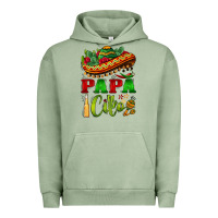 Pigment Oil Green papa cito sombrero Urban Hoodie - BarkalooDesign