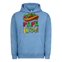 Pigment Pebble Blue papa cito sombrero Urban Hoodie - BarkalooDesign