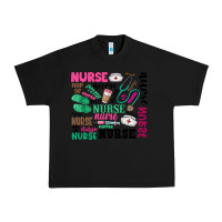 Black nurse Urban Heavy Tee - Zillion Design Studio