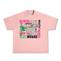 Salmon nurse Urban Heavy Tee - Zillion Design Studio