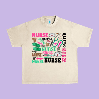 Nurse Urban Heavy Tee Designed By Zillion Design Studio