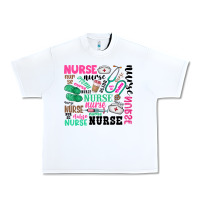 White nurse Urban Heavy Tee - Zillion Design Studio