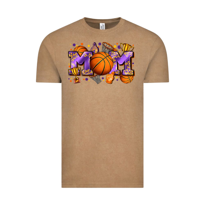 Mom Basketball Vintage Tee by Zillion Design Studio | Teevron