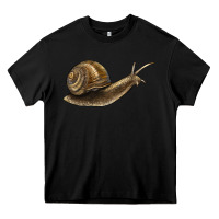 Black snail Heavy Core Tee - LillyAllenDesigns
