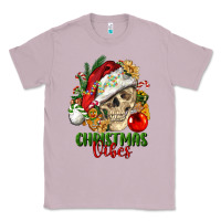 Lilac Christmas Vibes Human Skull Classic Tee - FaDigitalArtStudio