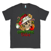 Smoke Christmas Vibes Human Skull Classic Tee - FaDigitalArtStudio