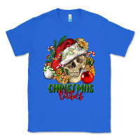 True Royal Christmas Vibes Human Skull Classic Tee - FaDigitalArtStudio