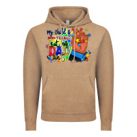 Vintage Coffee my child is non verbal but his dad aint afro hand Vintage Hoodie - RanaPortraitStore