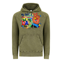 Vintage Olive my child is non verbal but his dad aint afro hand Vintage Hoodie - RanaPortraitStore