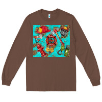 Chestnut firefighter elementary Long Sleeve Tee - HRA Design Shop