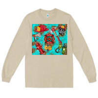 Mushroom firefighter elementary Long Sleeve Tee - HRA Design Shop