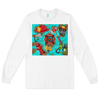 White firefighter elementary Long Sleeve Tee - HRA Design Shop