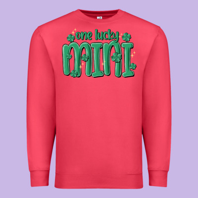 One Lucky Mini Premium Sweatshirt Designed By Maliassmallbusiness