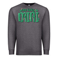 Charcoal Heather one lucky mini Premium Sweatshirt - MaliasSmallBusiness