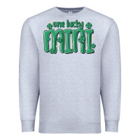 Heather Grey one lucky mini Premium Sweatshirt - MaliasSmallBusiness