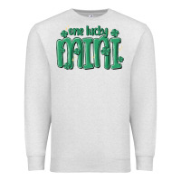 Oatmeal Heather one lucky mini Premium Sweatshirt - MaliasSmallBusiness