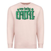 Pale Pink one lucky mini Premium Sweatshirt - MaliasSmallBusiness