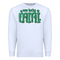 White one lucky mini Premium Sweatshirt - MaliasSmallBusiness
