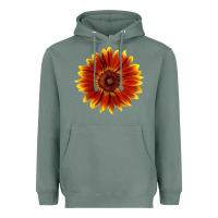 Sage little becka sunflower Heavyweight Hoodie - LillyAllenDesigns