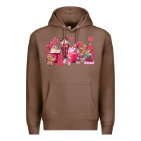 Chestnut pink gingerbread coffee Premium Hoodie - MaliasSmallBusiness
