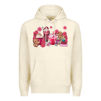 Sandshell pink gingerbread coffee Premium Hoodie - MaliasSmallBusiness