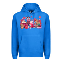 Pink Gingerbread Coffee Premium Hoodie | Teevron