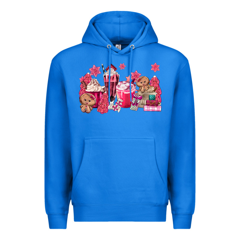 Pink Gingerbread Coffee Premium Hoodie by MaliasSmallBusiness | Teevron