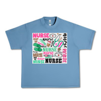 Pebble Blue nurse Urban Heavy Tee - Zillion Design Studio