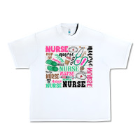 White nurse Urban Heavy Tee - Zillion Design Studio