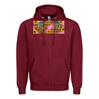 Burgundy i hate everyone but coffee helps western skeleton coffee mug 15 oz Zipper Hoodie - Artiststas