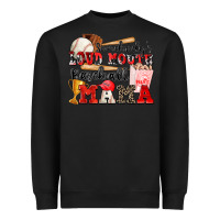 Black somebody's loud mouth baseball mama Heavyweight Sweatshirt - Zillion Design Studio