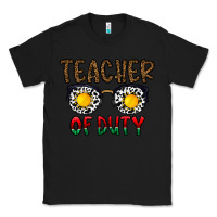 Black teacher of duty Classic Tee - CowhideDigitalArt