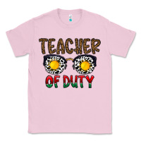 Bubblegum Pink teacher of duty Classic Tee - CowhideDigitalArt