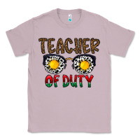 Lilac teacher of duty Classic Tee - CowhideDigitalArt