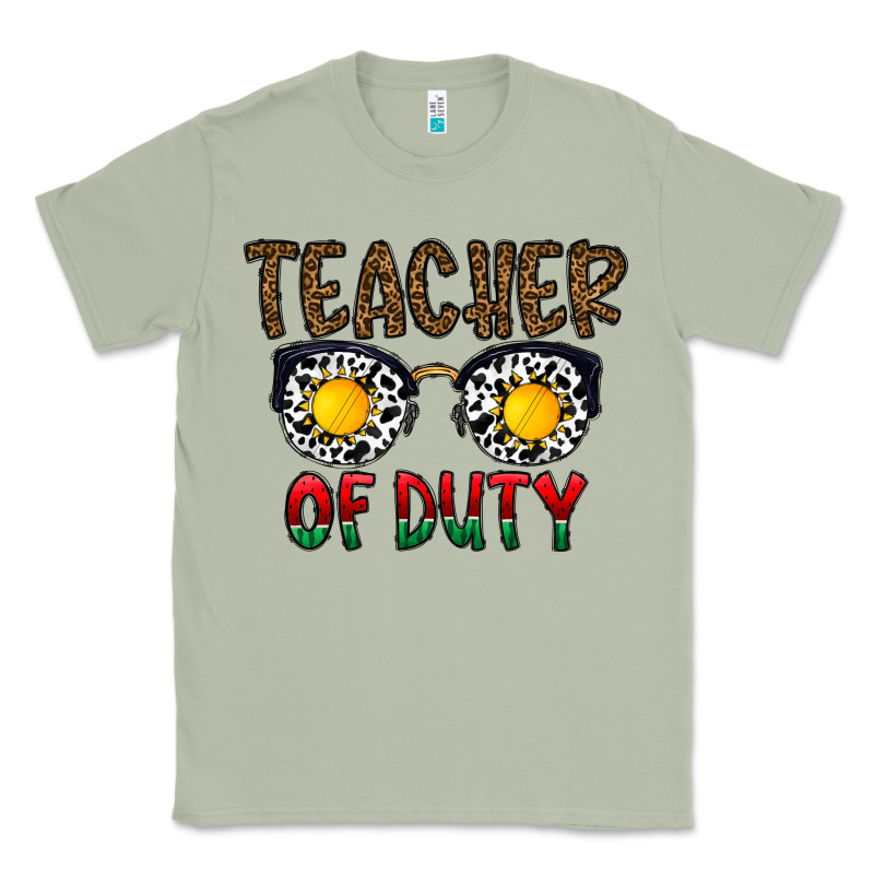 Teacher Of Duty Classic Tee by CowhideDigitalArt | Teevron