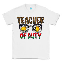 White teacher of duty Classic Tee - CowhideDigitalArt