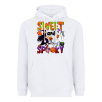 White Sweet and spooky Heavyweight Hoodie - NancyCooperArtShop
