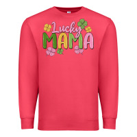 Cardinal lucky mama Premium Sweatshirt - MaliasSmallBusiness