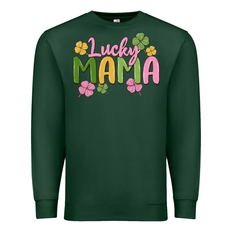 Lucky Mama Premium Sweatshirt by MaliasSmallBusiness | Teevron