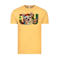 Vintage Mustard christmas chihuahua joy Vintage Tee - RanaPortraitStore