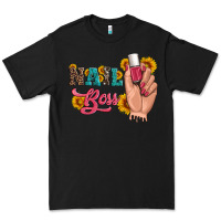 Black western sunflowers nail boss Premium Tee - Artiststas