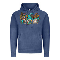 Vintage Denim western cross gnomes Vintage Hoodie - Zillion Design Studio