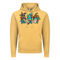 Vintage Mustard western cross gnomes Vintage Hoodie - Zillion Design Studio