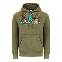 Western Cross Gnomes Vintage Hoodie | Teevron