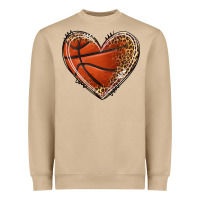 Mushroom basketball heart Heavyweight Sweatshirt - texasbilliewilder