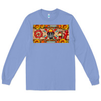 Colony Blue firefighter air mask sunflower and elementary license plate Long Sleeve Tee - HRA Design Shop