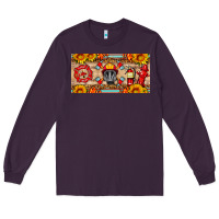 Plum firefighter air mask sunflower and elementary license plate Long Sleeve Tee - HRA Design Shop