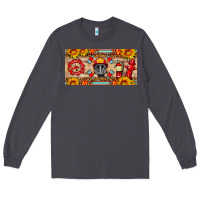 Smoke firefighter air mask sunflower and elementary license plate Long Sleeve Tee - HRA Design Shop